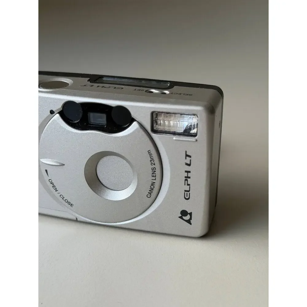 Canon ELPH LT Film Camera APS Compact Point & Shoot Pocket 90s WORKS